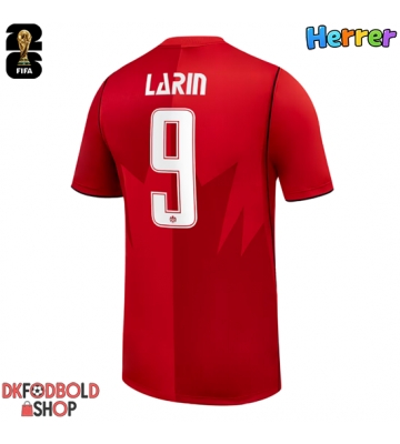 Canada Cyle Larin #9 Hjemmebanetrøje VM 2026 Kort ærmer